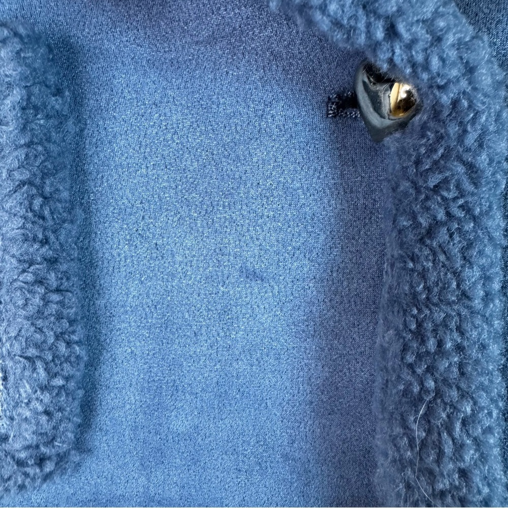 The Frolic Faux Shearling Heart Button Detail Jacket - Picture 5 of 7